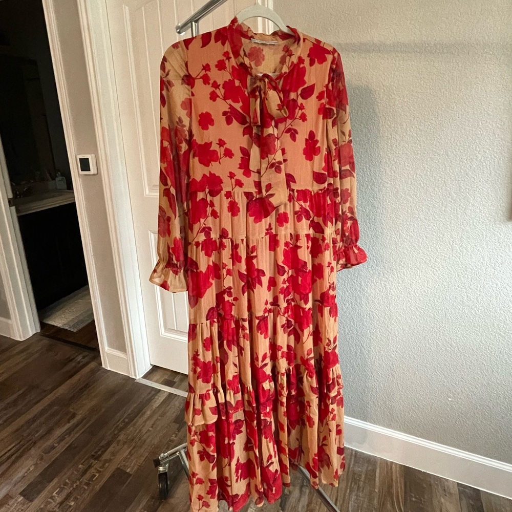 Floral Tiered Maxi Dress